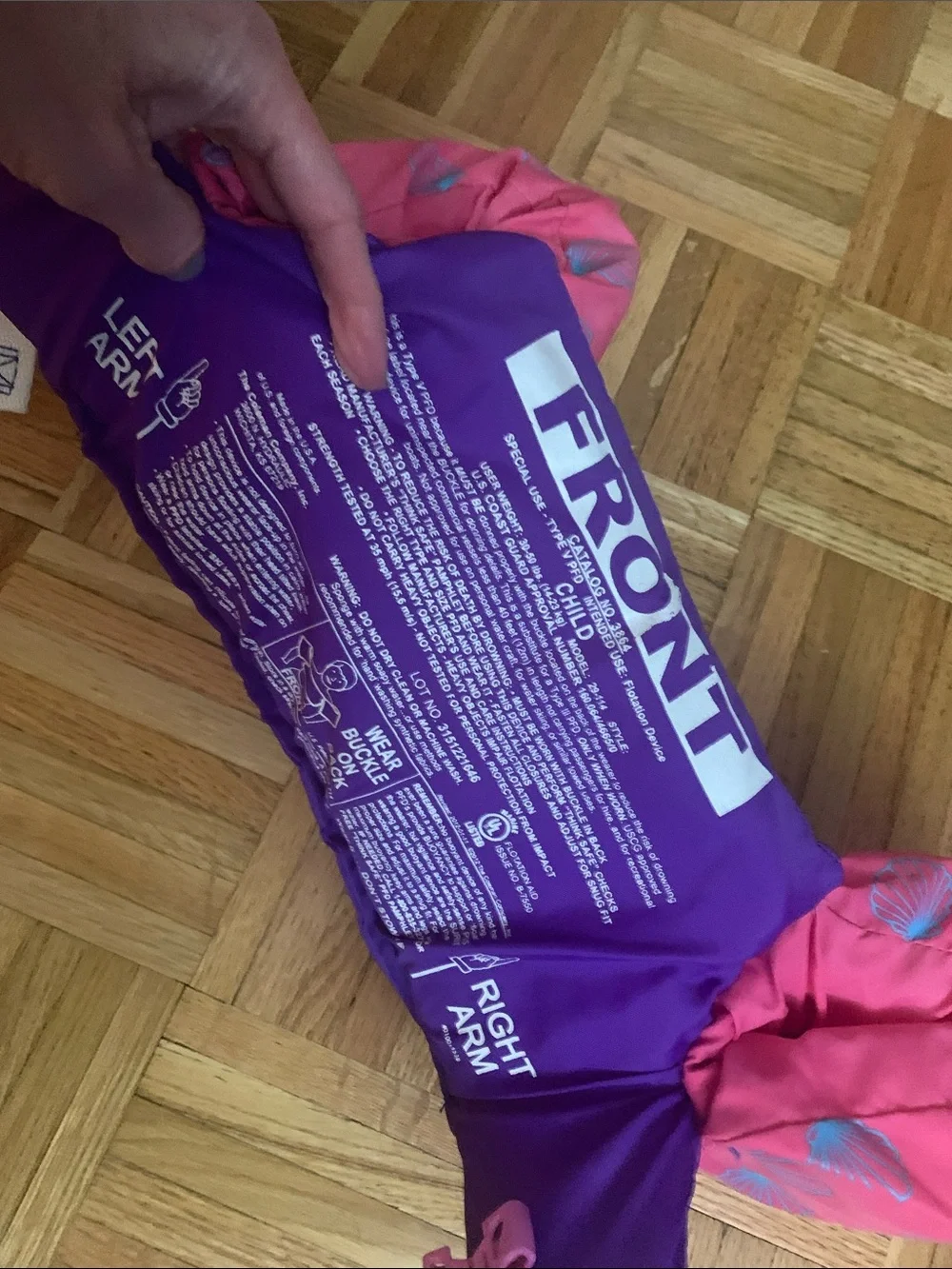 Toddler 35-50lbs EUC Swim Arm Floaties - Puddle Jumper Mermaid
